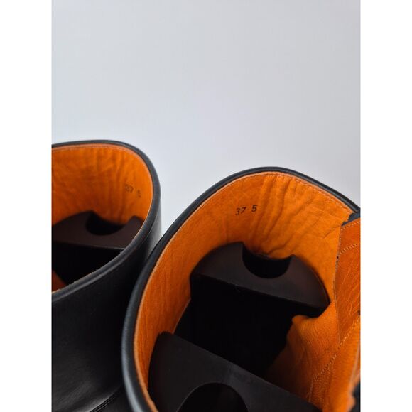 Penelope Chilvers Women's Black Leather Tassel Knee High Riding Boots Size 37.5 - Picture 6 of 7